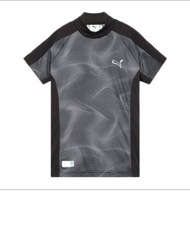 プーマ（PUMA）ゴルフ 半袖 ゴルフ シャドウキャット ジク 半袖 モックネック シャツ 638067-01