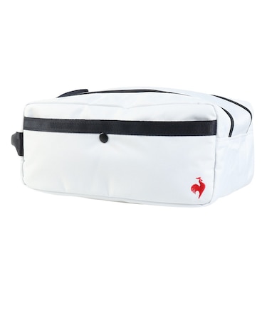 ルコックスポルティフ（lecoqsportif）大開口 Wファスナーシューズケース LG6SBZ21M WH00