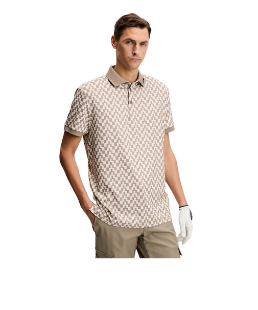 J.LINDEBERG（J.LINDEBERG）ゴルフウェア 半袖 Tour Tech プリント半袖ポロシャツ 071-25242-26SS-046