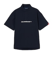 ROSASEN（ROSASEN）モックネック ゴルフ シアサッカー 半袖プルオーバー 044-25344-26SS-098