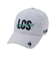 ルコックスポルティフ（lecoqsportif）帽子 ストライプキャップ LG6SCP01M WHNV