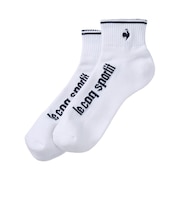 ルコックスポルティフ（lecoqsportif）定番ショート丈ソックス LG5SSO01M WH00