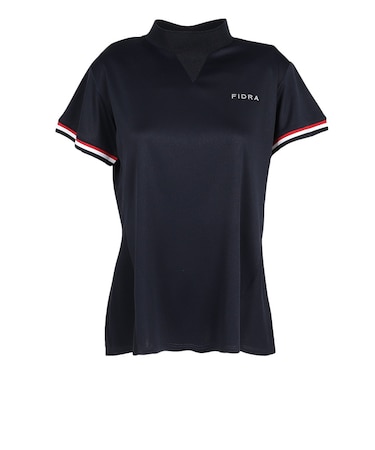 フィドラ（FIDRA）モックネック レディース ゴルフ 半袖シャツ FD5VUG17 NVY