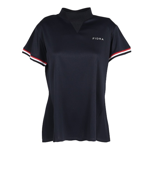 フィドラ（FIDRA）モックネック レディース ゴルフ 半袖シャツ FD5VUG17 NVY