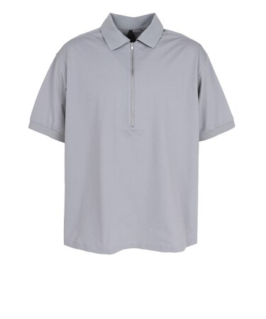 プリセプト（PRECEPT）ゴルフウェア ブリーズニット 半袖ハーフジップシャツ PREG24F030002 GRY