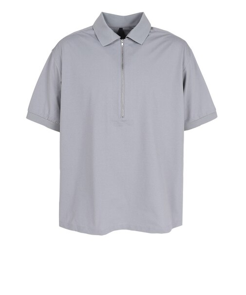 プリセプト（PRECEPT）ゴルフウェア ブリーズニット 半袖ハーフジップシャツ PREG24F030002 GRY