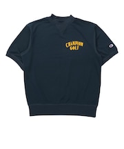 チャンピオン（CHAMPION）ゴルフウェア テックウィーブ テリー ショートスリーブ モックネック スウェットシャツ C3-DG002 370