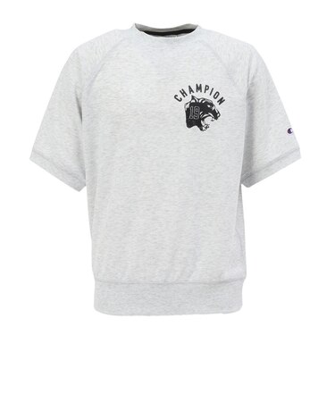 チャンピオン（CHAMPION）ゴルフウェア テックウィーブ テリー ショートスリーブ クルーネック スウェットシャツ C3-DG001 070