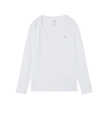 ルコックスポルティフ（lecoqsportif）クルーネックメッシュアンダーシャツ LG6SUD01L WH00