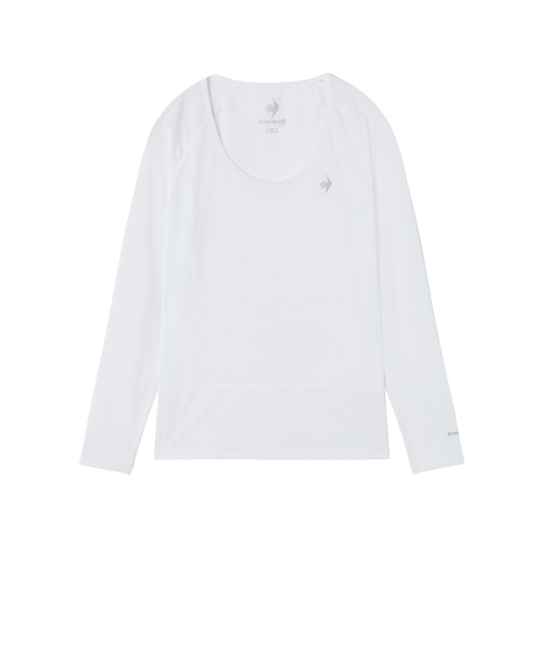 ルコックスポルティフ（lecoqsportif）クルーネックメッシュアンダーシャツ LG6SUD01L WH00