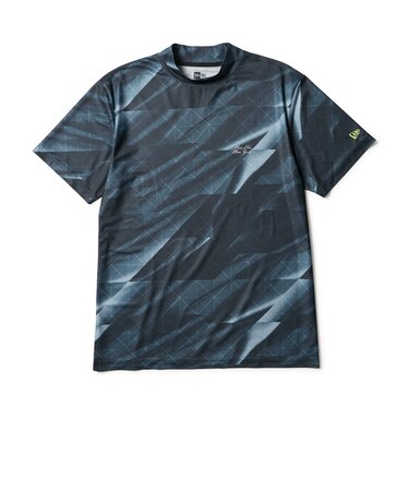 ニューエラ（NEW ERA）ゴルフウェア 半袖 ミッドネック Tシャツ 鹿の子 カットグラス 14859929