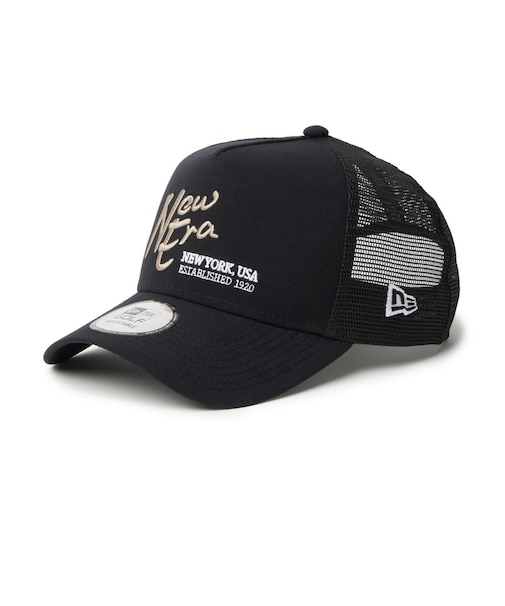 ニューエラ（NEW ERA）帽子 9FORTY A-Frame トラッカー ナイロンタッサー NEW ERA NEW YORK USA EST 1920 14…
