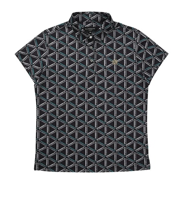 セントアンドリュース（ST.ANDREWS）ゴルフウェア COOLMAX トライアングルロゴ 半袖ポロシャツ 043-6160558-010