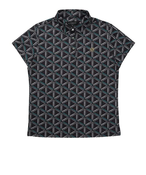 セントアンドリュース（ST.ANDREWS）ゴルフウェア COOLMAX トライアングルロゴ 半袖ポロシャツ 043-6160558-010