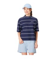 テーラーメイド（TAYLORMADE）モックネック ゴルフ 半袖 リラックスボーダー半袖モック M24250-TL818