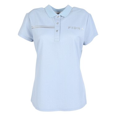 フィドラ（FIDRA）ゴルフウェア 半袖フレンチスリーブシャツ FD5RUG08 SAX