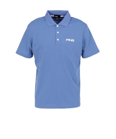 ピン（PING）ゴルフウェア PE 鹿の子 半袖ポロシャツ 621-6160311-110