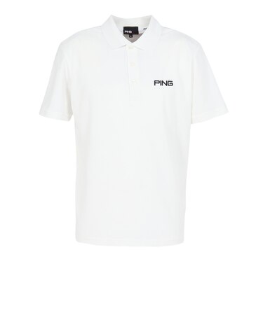 ピン（PING）ゴルフウェア PE 鹿の子 半袖ポロシャツ 621-6160311-030