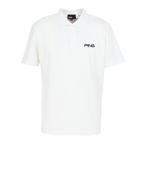 ピン（PING）ゴルフウェア PE 鹿の子 半袖ポロシャツ 621-6160311-030