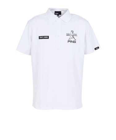 ピン（PING）ゴルフウェア スーパーシェルター 06 半袖ポロシャツ 621-6160209-030