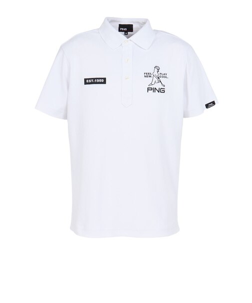 ピン（PING）ゴルフウェア スーパーシェルター 06 半袖ポロシャツ 621-6160209-030