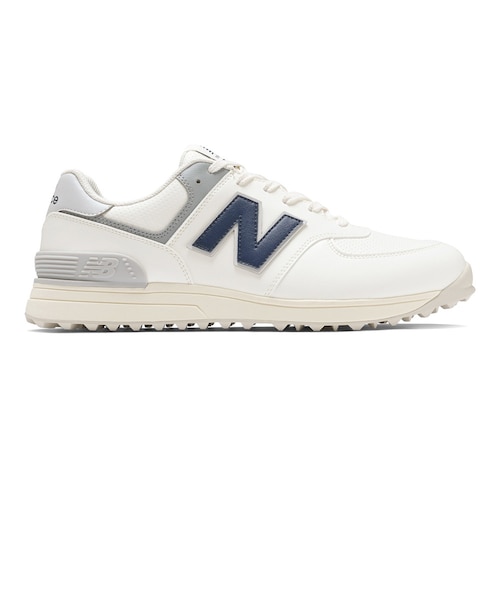 値下げ！New Balance 574 ゴルフシューズ ホワイト23.5cm新品 New Balance Golf（ニューバランスゴルフ） レディース 574 v4 SL