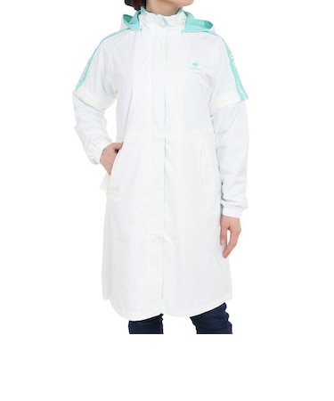 ルコックスポルティフ（lecoqsportif）ゴルフウェア レディース レインウェア 防水 耐水 ワンピース型 QGWTJF00W WH00