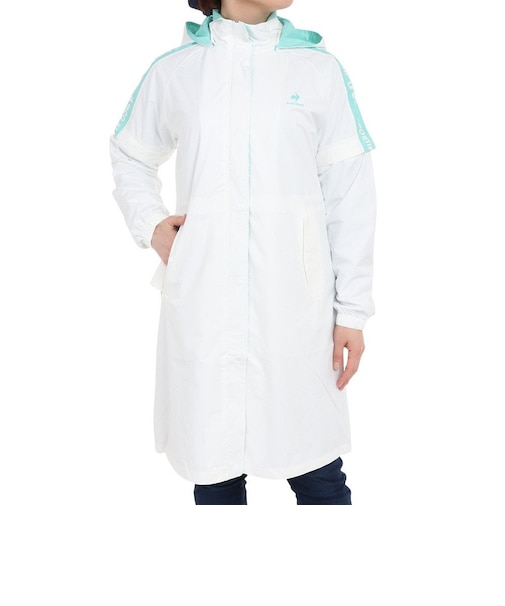 ルコックスポルティフ（lecoqsportif）ゴルフウェア レディース レインウェア 防水 耐水 ワンピース型 QGWTJF00W WH00