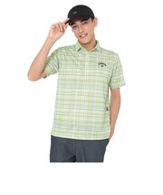 キャロウェイ（CALLAWAY）ゴルフウェア かざあなメッシュチェック総柄半袖シャツ C26134126-1130