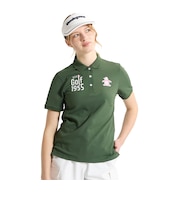 マンシング(MUNSING)ゴルフウェア マナードベア鹿の子半袖ポロシャツ MG6SHS36L GR00