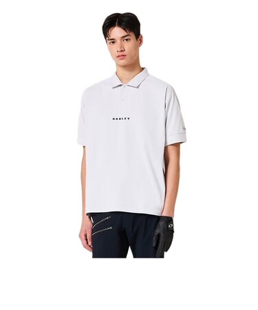 オークリー（OAKLEY）ゴルフウェア 吸汗速乾 HEAT BLOCK CABANA 半袖ポロシャツ FOA408769-20K
