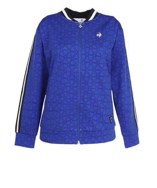 ルコックスポルティフ(lecoqsportif)ゴルフウェア 防風 総柄フルジップジャージ LG5FJG00L BL00