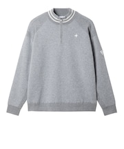 ルコックスポルティフ（lecoqsportif）ゴルフウェア 防風 長袖 ハーフジップセーター LG5FST81M GY00