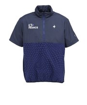 ルコックスポルティフ（lecoqsportif）ゴルフウェア アウター 蓄熱保温 防風 中綿入り 半袖ブルゾン LG5FWBC0M NV00