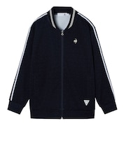 ルコックスポルティフ（lecoqsportif）ゴルフウェア 防風 総柄 長袖 フルジップジャージ LG5FJG00L NV00
