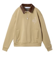 ルコックスポルティフ（lecoqsportif）ゴルフウェア 蓄熱保温 ハーフジップ 長袖 スウェット LG5FSW01L BG00