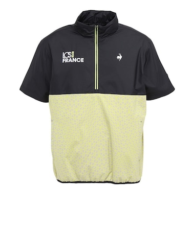 ルコックスポルティフ（lecoqsportif）ゴルフウェア アウター 蓄熱保温 防風 中綿入り 半袖ブルゾン LG5FWBC0M BK00