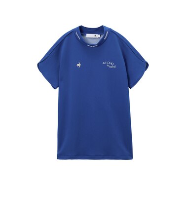 ルコックスポルティフ（lecoqsportif）モックネック ゴルフ 半袖 ワイドシルエットモックネックシャツ LG6SHS53L BL00