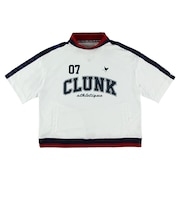 クランク（CLUNK）モックネック ゴルフ 半袖 ハイネックプルオーバー CL5RUG66 WHT