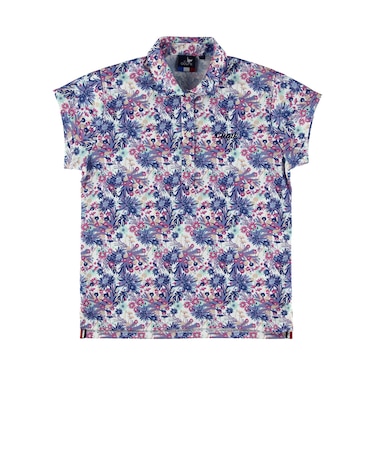 クランク（CLUNK）ゴルフウェア フレンチスリ-ブポロ CL5RUG15 SAX