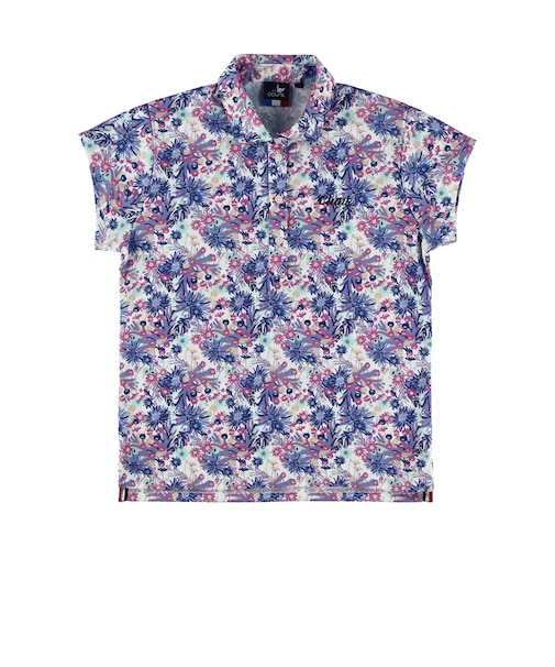 クランク（CLUNK）ゴルフウェア フレンチスリ-ブポロ CL5RUG15 SAX