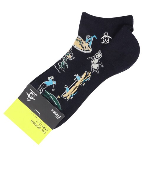 マンシング（MUNSING）アンクル丈 ジャカードソックス MG6SSO13M NV00