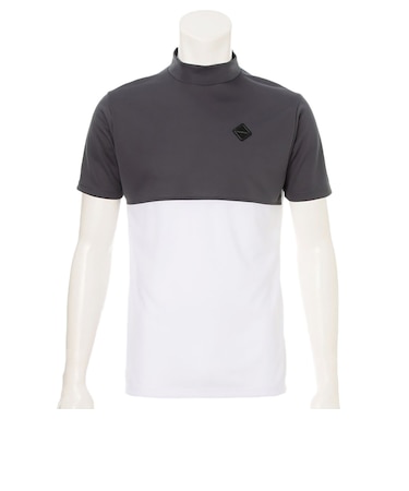 ブリーフィング（BRIEFING）モックネック ゴルフ 半袖 バイカラーハイネック BRG261M47-017