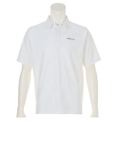 BRIEFING ゴルフシャツ ホワイト BRIEFING GOLF（ブリーフィングゴルフ） セール20%OFF 日本正規品