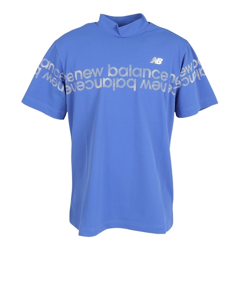 ニューバランス（new balance）ゴルフウェア 吸汗速乾 モックネック 半袖 012-6166007-111