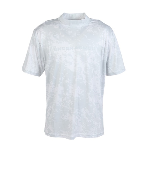 アンダーアーマー(UNDER ARMOUR)モックネック ゴルフ 半袖 メンズ ドライブ クール プロ カモ 6014601 100