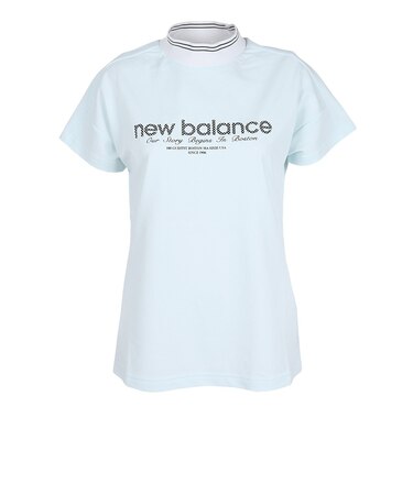 ニューバランス（new balance）ゴルフウェア 吸汗速乾 半袖 モックネックシャツ 012-6166506-110