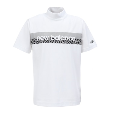 ニューバランス（new balance）ゴルフウェア モックネック 半袖シャツ 012-6166011-030