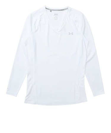 アンダーアーマー（UNDER ARMOUR）ゴルフ アイソチル フィッティド ロングスリーブ Vネックシャツ 1384824 100