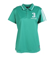 アディダス（adidas）ゴルフウェア アシンメトリーストライプス シャツ OGH90-KM0856 GRN